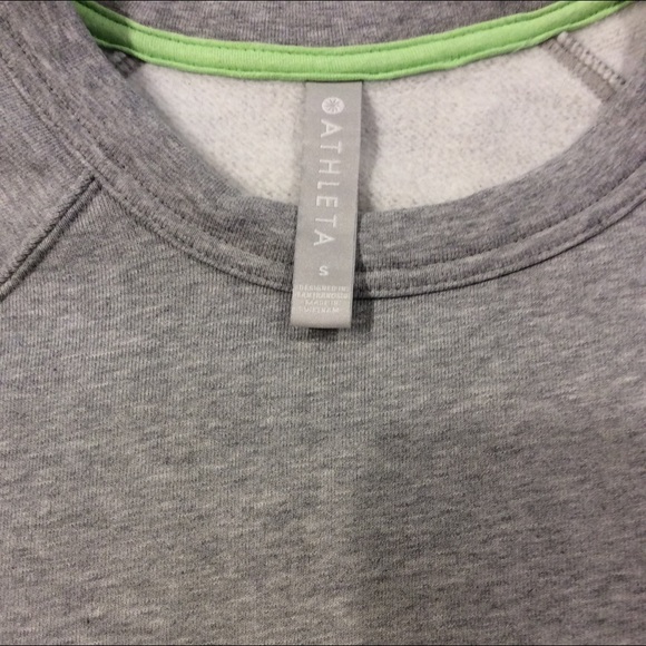 Athleta round trip gray heather sweatshirt dress sz S - Picture 8 of 10